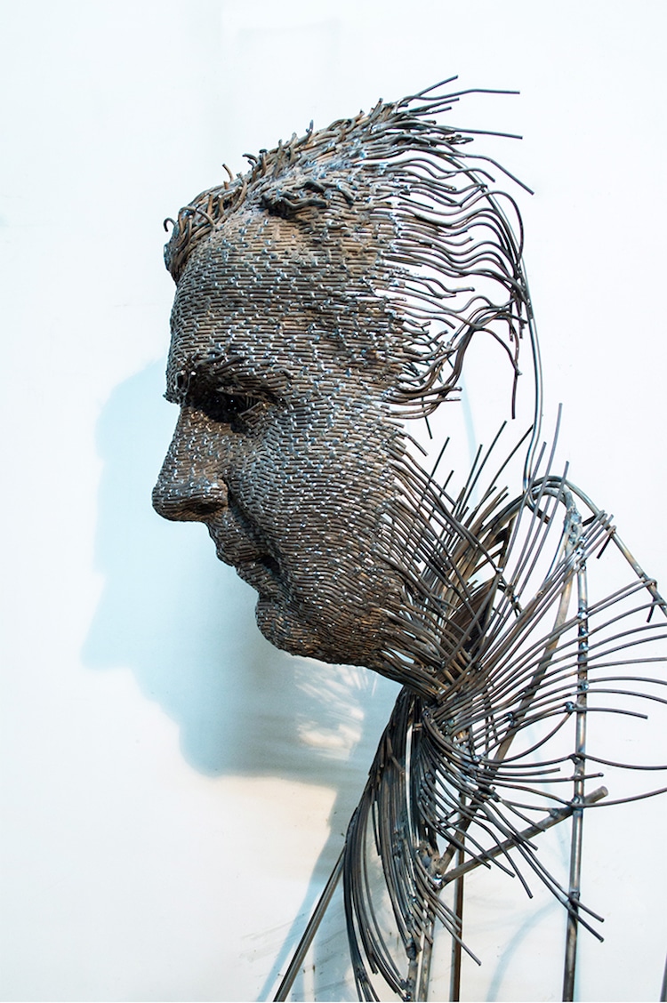 contemporary wire sculpture darius hulea