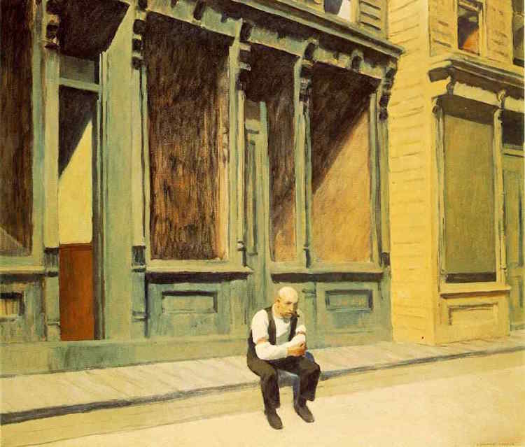 Edward Hopper Nighthawks pintura
