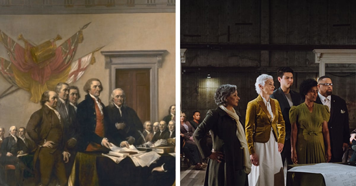 founding fathers painting