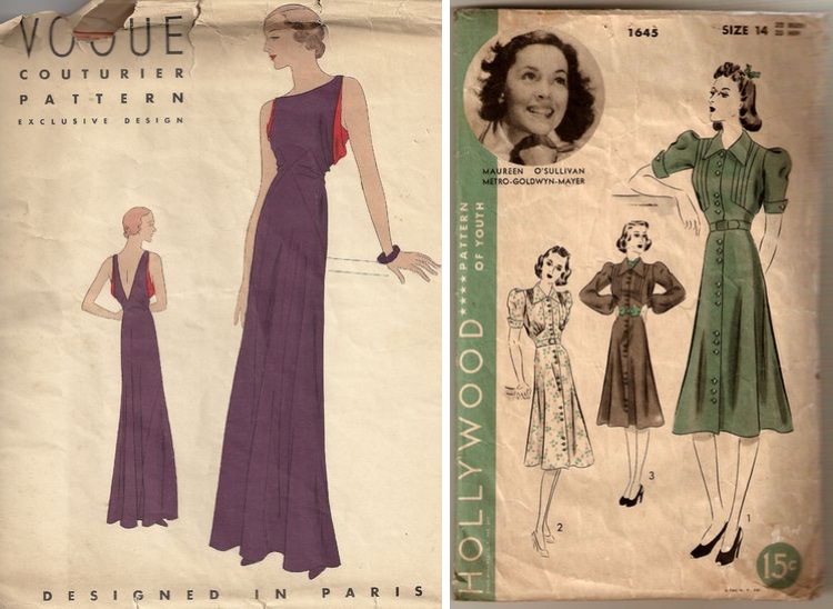 FREE VINTAGE SEWING PATTERNS / Va-Voom Vintage  Vintage Fashion, Hair  Tutorials and DIY Style