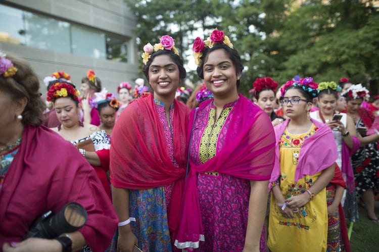 Frida Kahlo Costume Frida Kahlo Birthday Dallas Museum of Art World Record