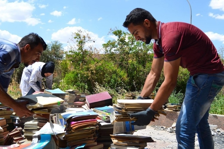 mosul eye rebuilding mosul university library