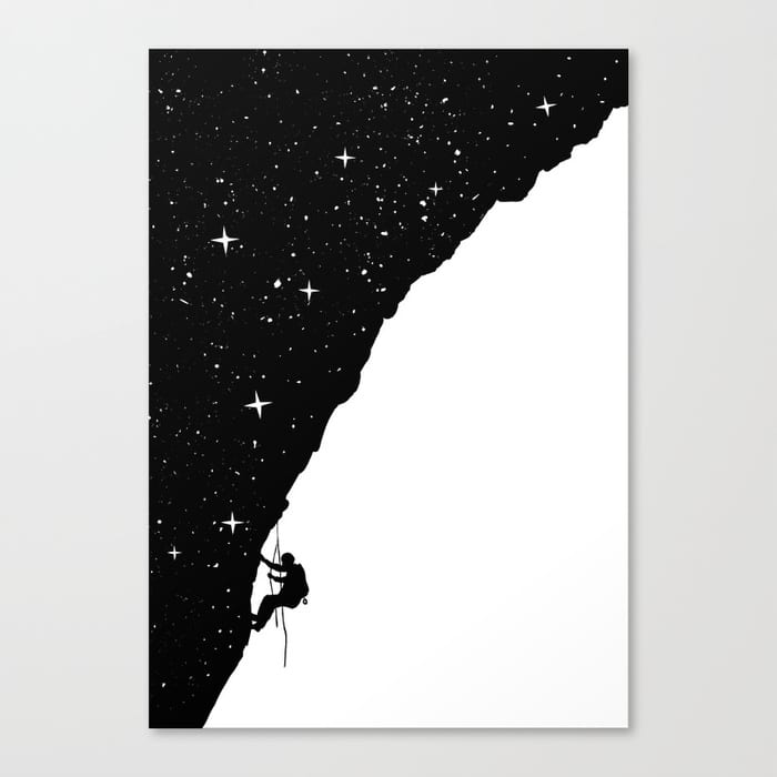 black and white space drawing