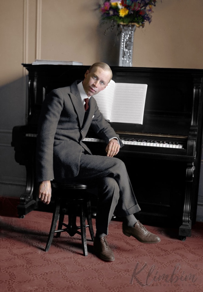 Sergei Prokofiev Olga Shirnina - Colorized Photos of Russian History