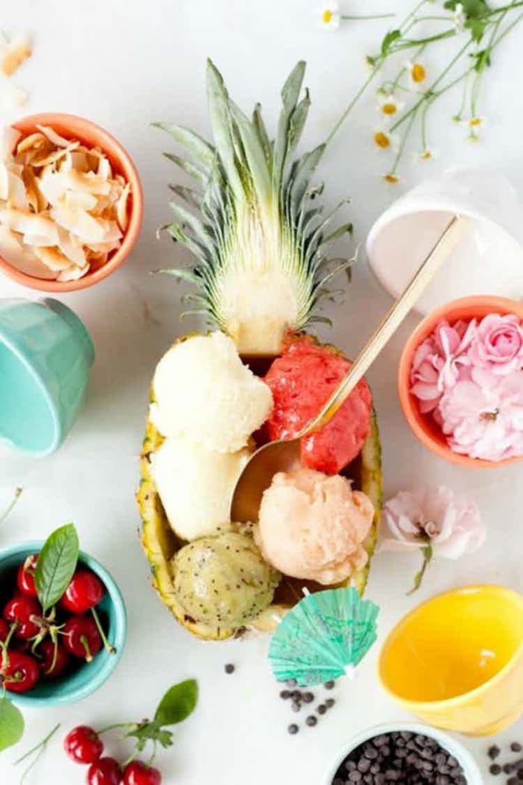 Pineapple Bowl Recipes Party Platter