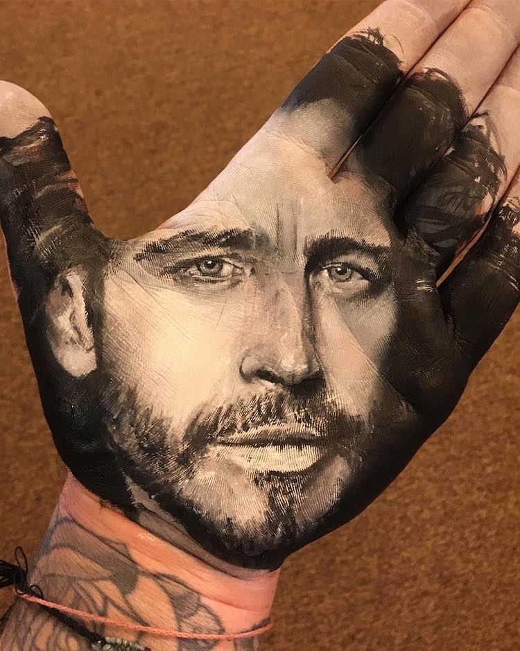 Hand Stamp Body Art Body Painting Russell Powell