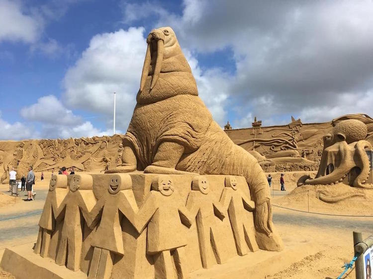 Sondervig Sand Sculpture Festival Sand Sculptures