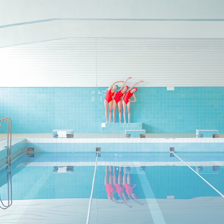 Swimmers Synchronized Swimming Swimmer Portraits Maria Svarbova