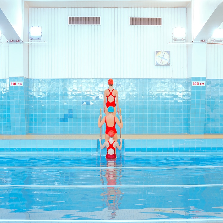 Swimmers Synchronized Swimming Swimmer Portraits Maria Svarbova