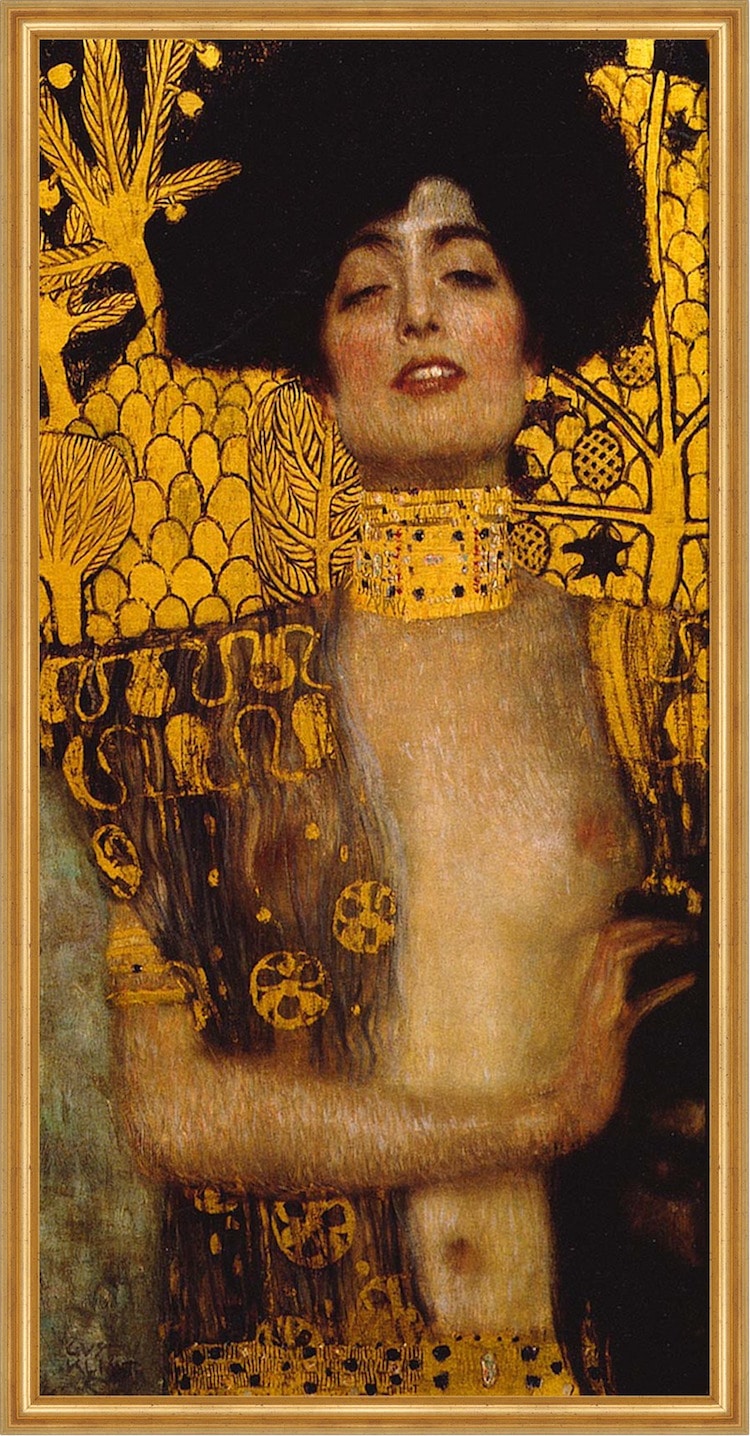 El beso Gustav Klimt judith i