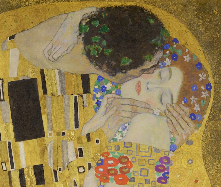 The Story Behind Gustav Klimt's Symbolist Painting 'The Kiss'