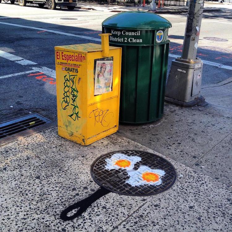 Clever Street Artist Is Transforming NYC’s Streets into One Giant ...