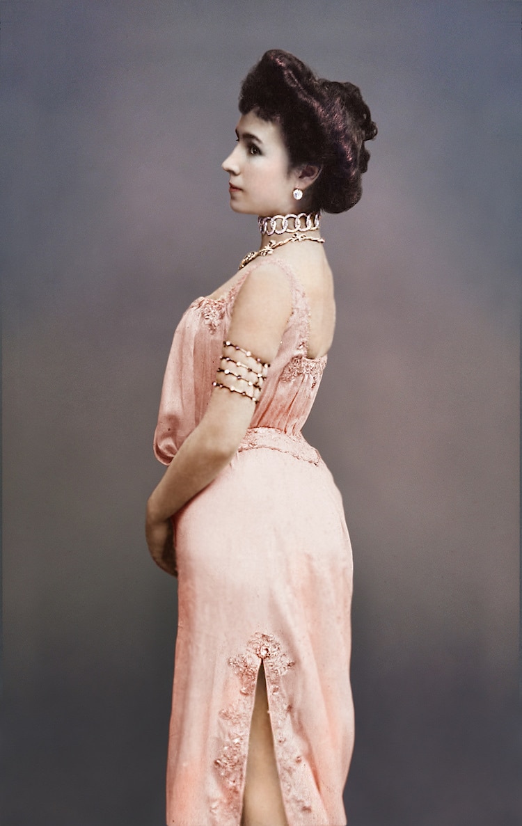 Matilda Kshesinskaya colorized photo