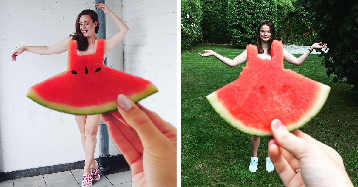 Charming Watermelon Dress Trend Has People "Wearing" a Slice of Fruit