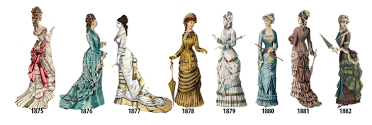 Illustrated Timeline Presents Women’s Fashion Every Year from 1784-1970 ...