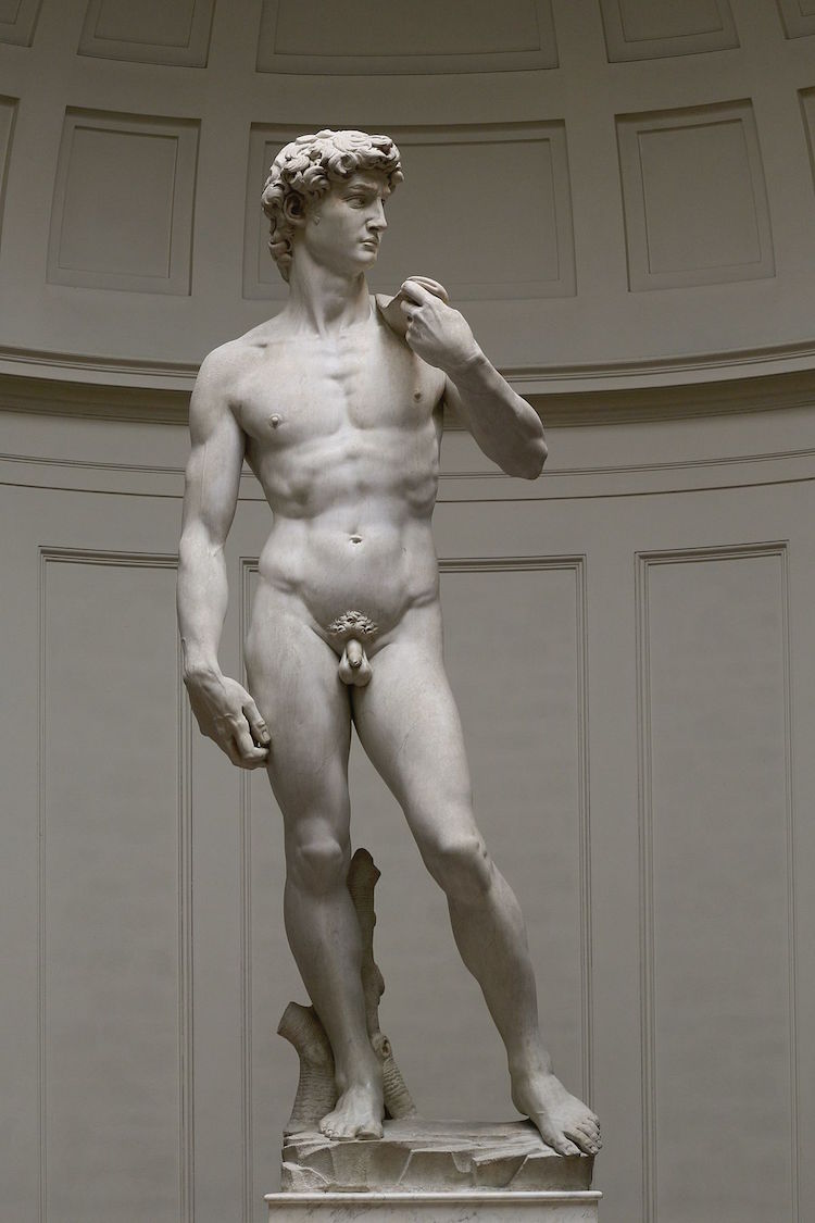famous sculpture by michelangelo david