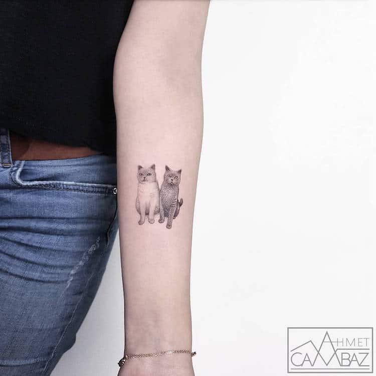 Cute Small Tattoos by Ahmet Cambaz Show Artist's ...