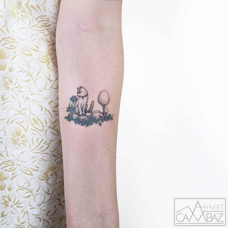 Cute Small Tattoos by Ahmet Cambaz Show Artist's Illustrative Influences
