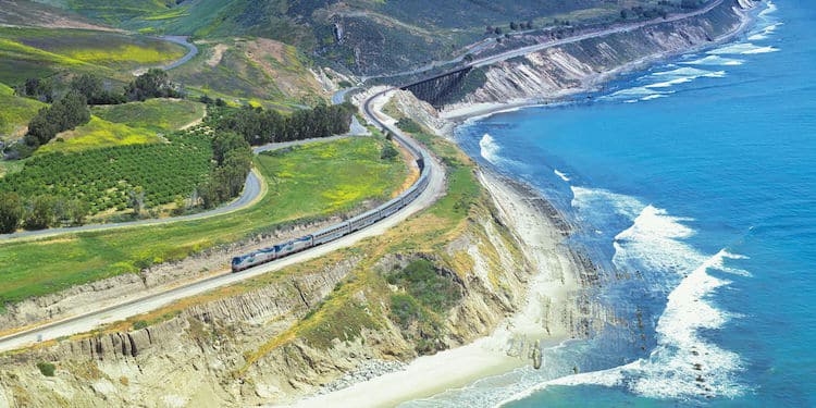 Amtrak Coast Starlight Train Amtrak West Coast