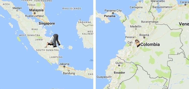 Interactive Antipodes Map Shows the Exact Opposite Side of the World