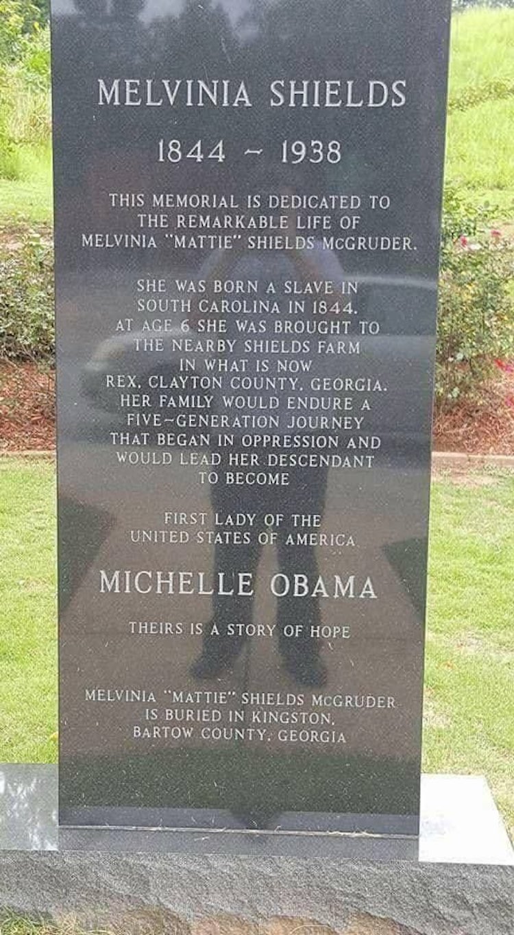 Melvinia Shields Michelle Obama Ancestry