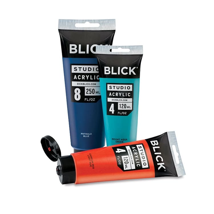 Blick Studio Acrylics - Titanium White, 16 oz jar