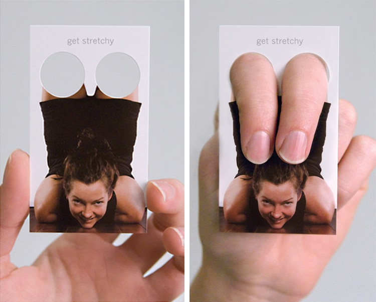Cool Business Card Designs Yoga Instructor