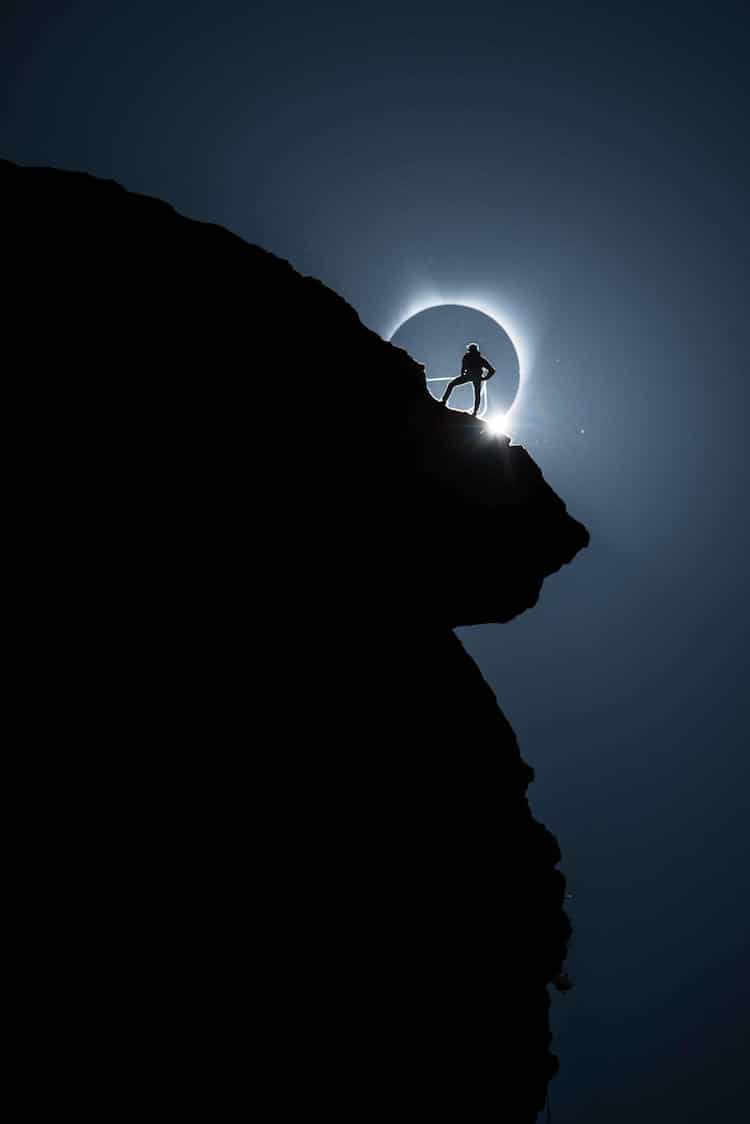 Total Eclipse Mountain Climber