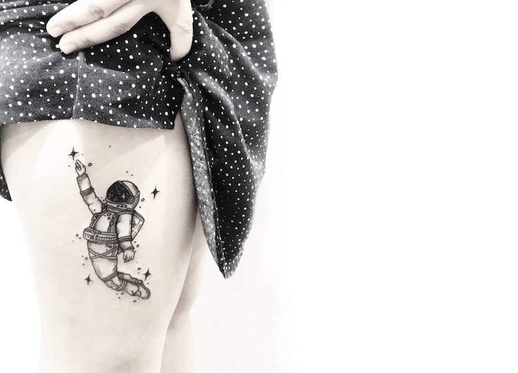 Illustrative Tattoos Sollefe Black Ink Tattoo