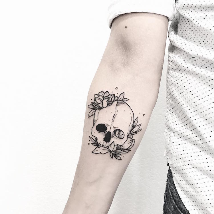 Illustrative Tattoos Sollefe Black Ink Tattoo