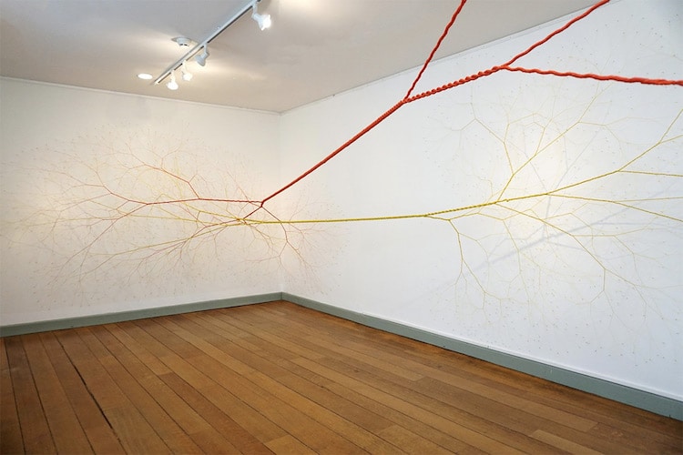 Rope Art Tree Installation Ciclotrama Series Janaina Mello Landini