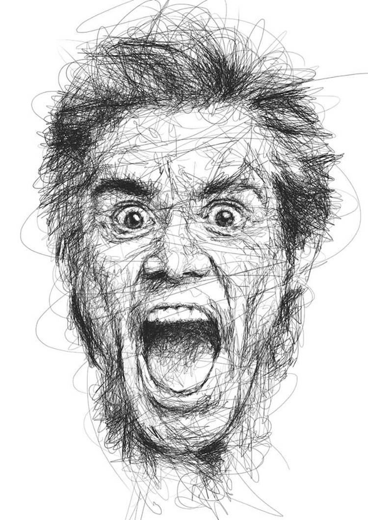 Funny Jim Carrey Faces by Vince Low