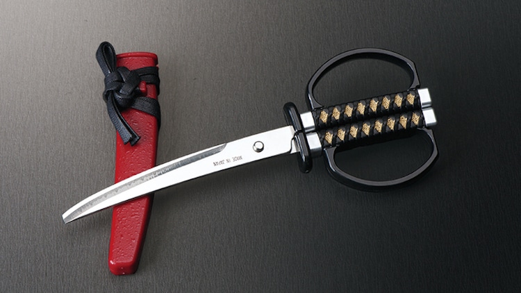 Custom Katana Blade Reimainged as a Pair of Scissors