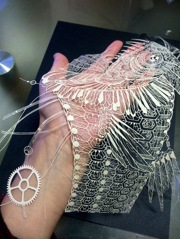 Paper Cutting Art by Kiri Ken