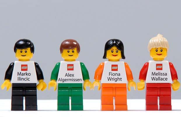 LEGO business cards