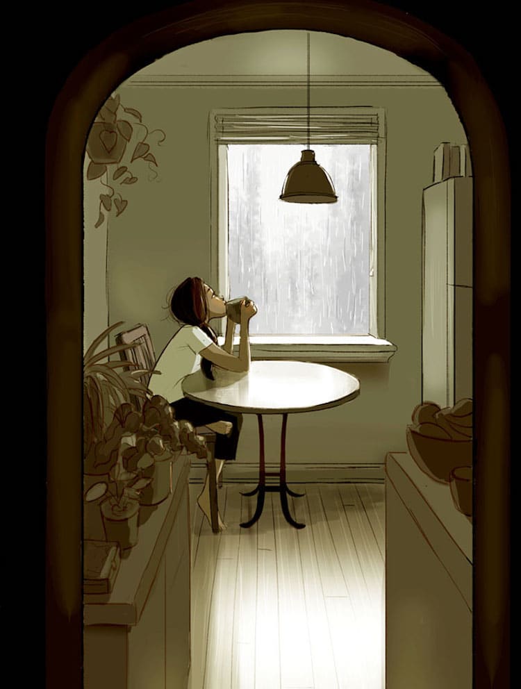 Yaoyao Ma Van As Benefits of Living Alone Illustrations
