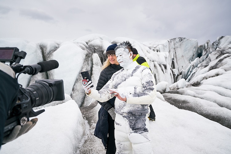 Body Paint in Moncler Advertising Campaign