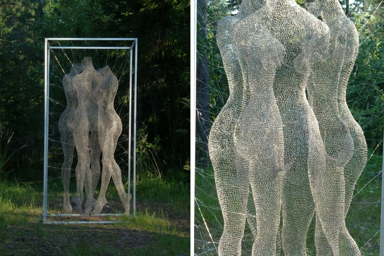 Nadia Zubareva Wire Sculptures