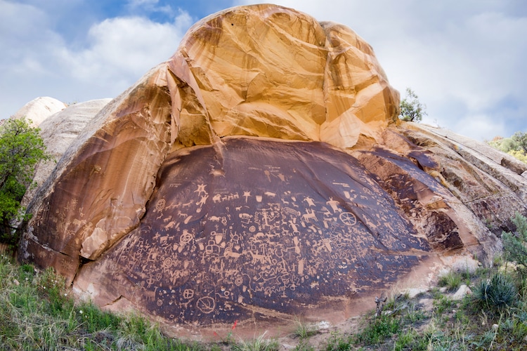 Native American Petroglyphs: Newspaper Rock, UT