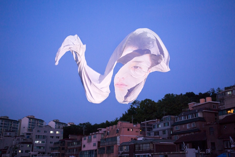Projection Art Conversations Wonjun Jeong Photography