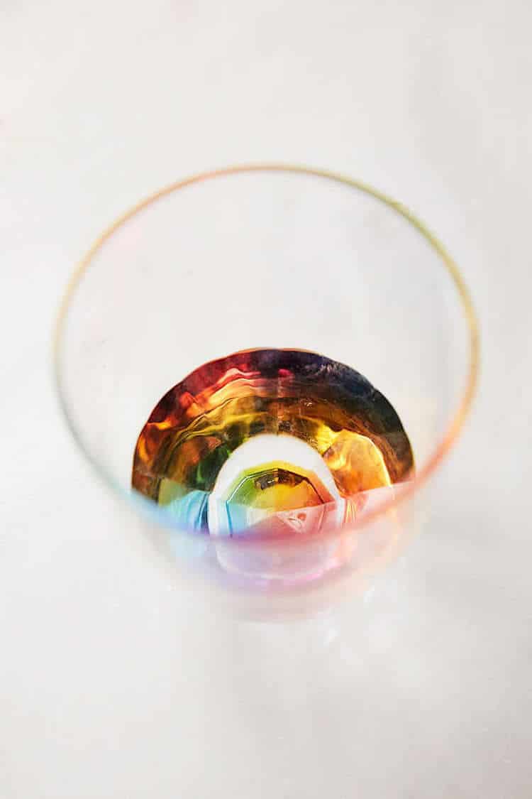 Rainbow Glass Coupe Cocktail Glass Wine Glass Urban Outfitters