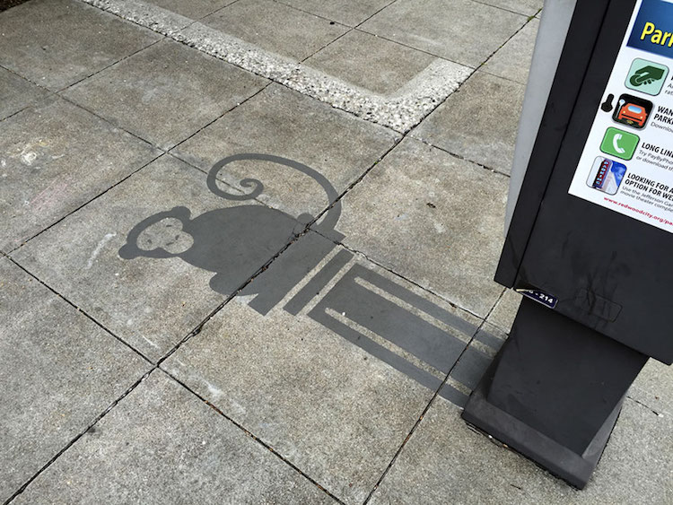 Shadow Art Street Art Damon Belanger Redwood City