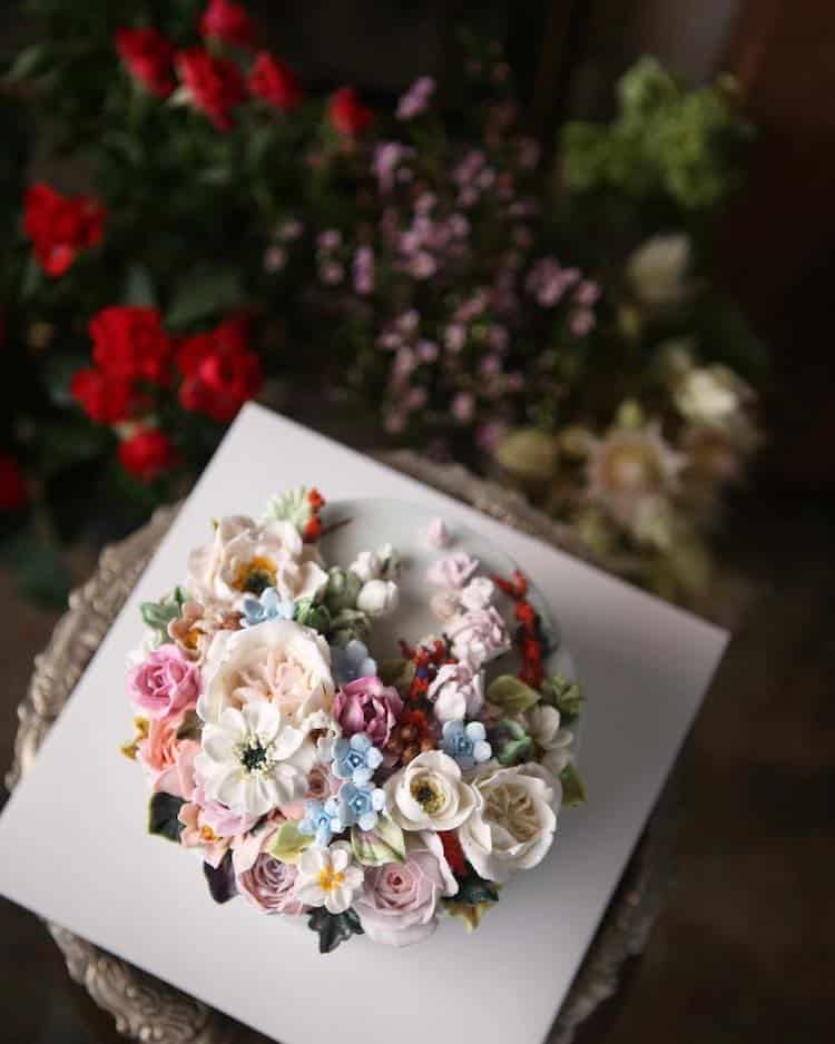 Buttercream Flower Cake 