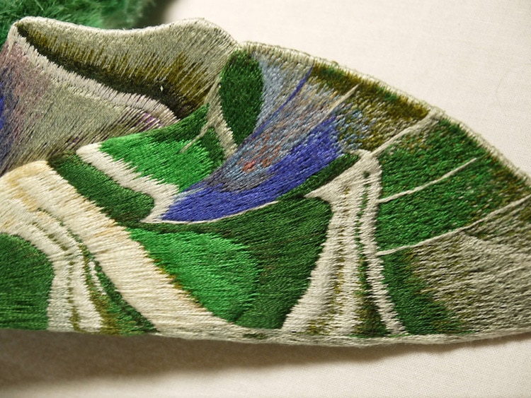 Fabric Sculptures of Textile Moths