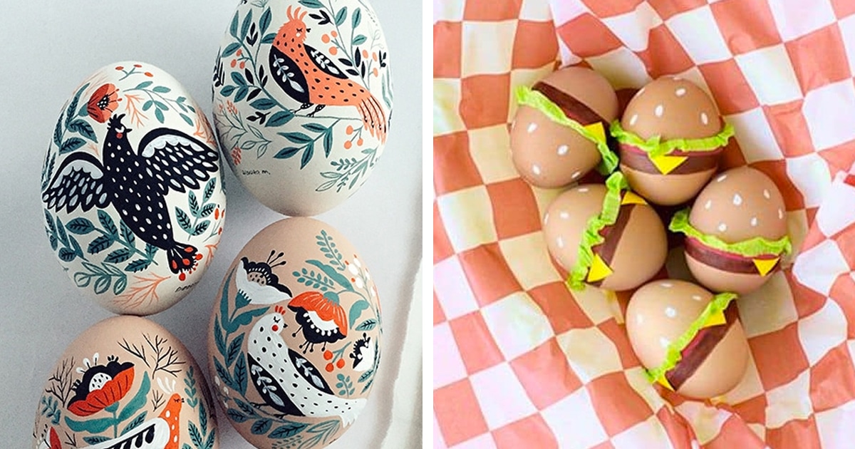 45 Creative Designs That Turn Ordinary Eggs into Eggs-traordinary Art.