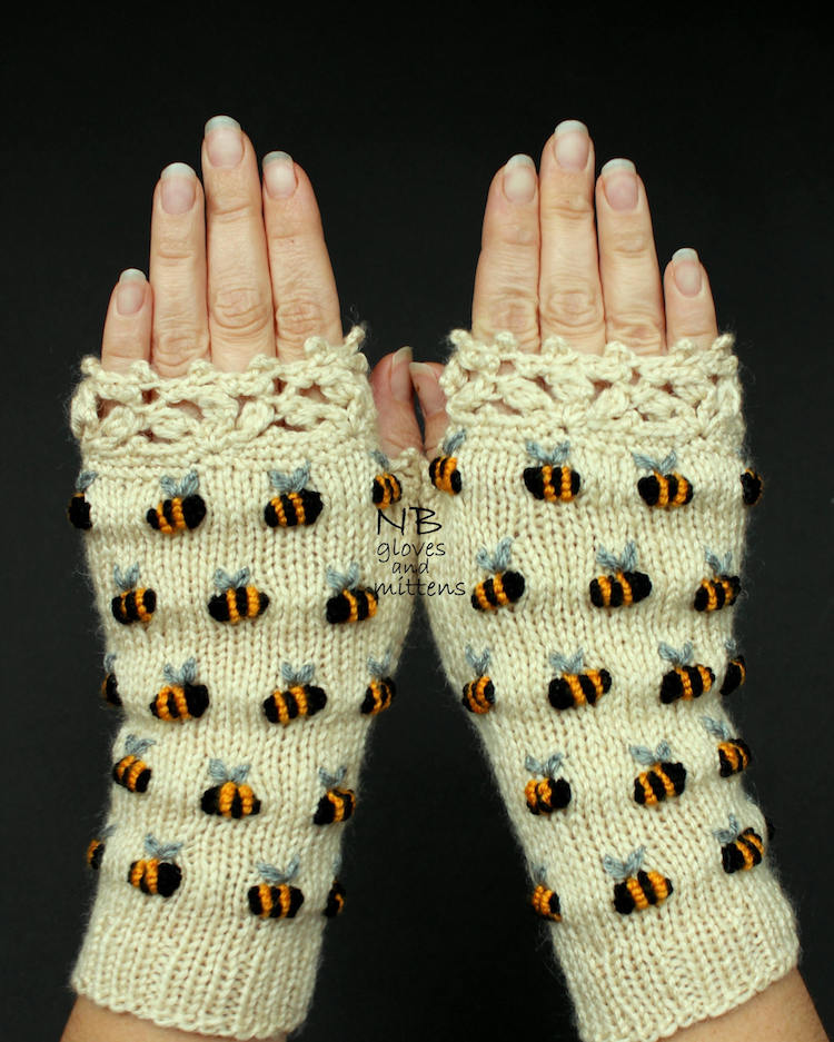 how to knit fingerless gloves
