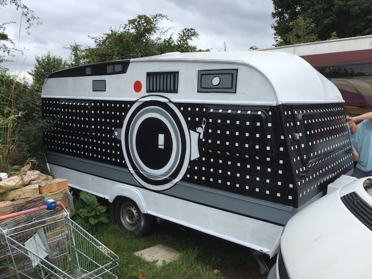 Giant Camera DIY Photobooth by Brendan Barry