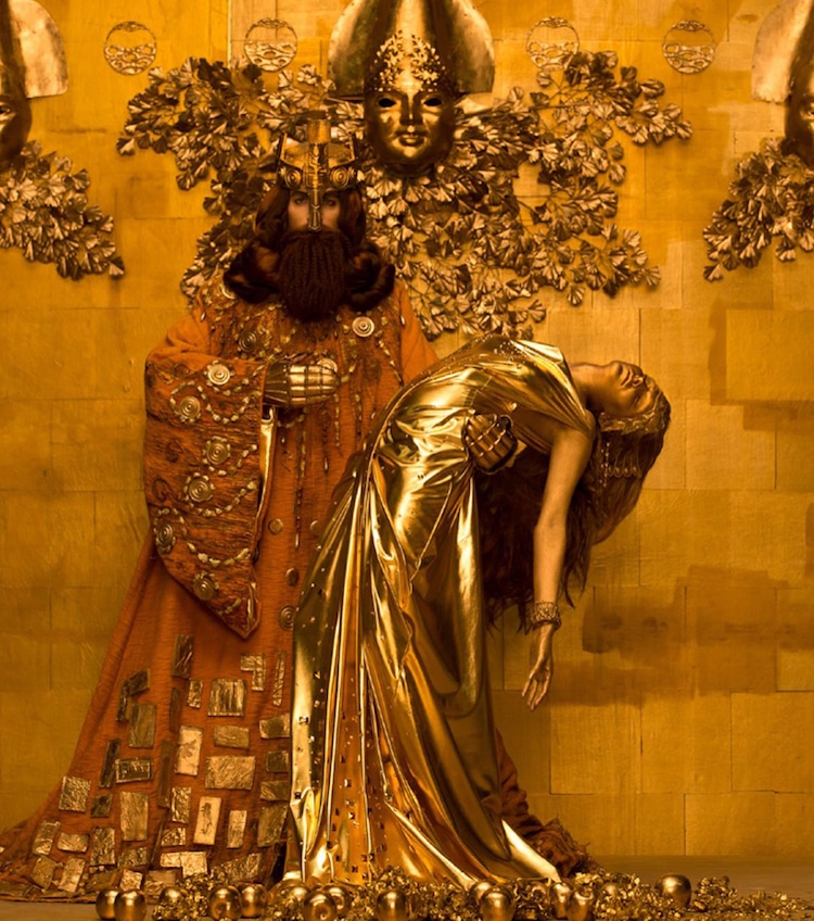 Gustav Klimt Recreations by Inge Prader