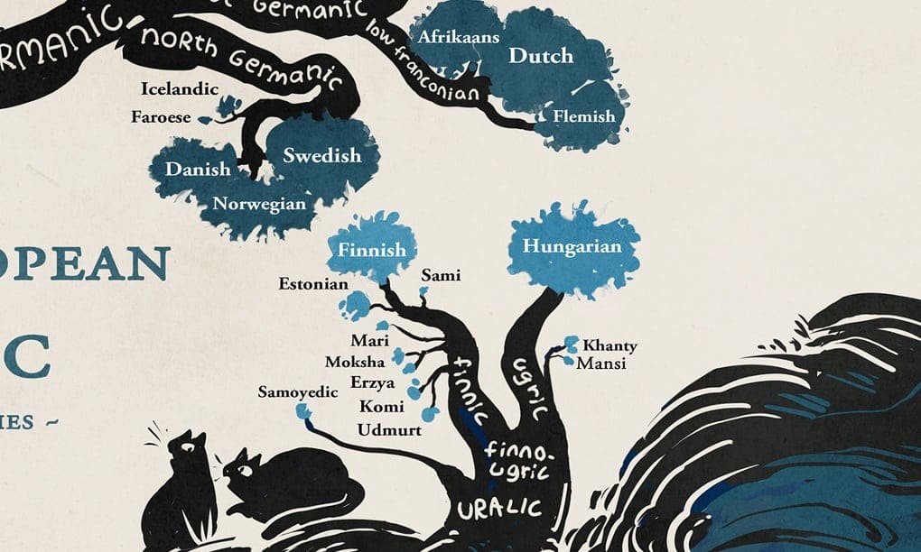 Minna Sundberg Linguistic Tree Illustration