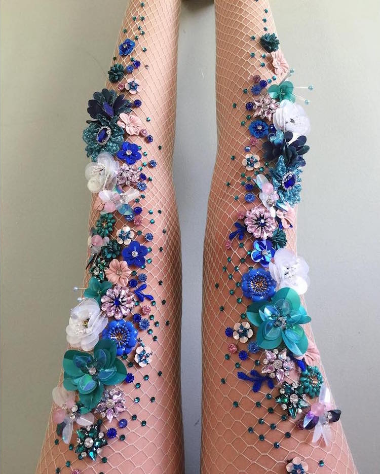 Mermaid Tights Transform Your Legs Into a Glistening Mermaid Tail